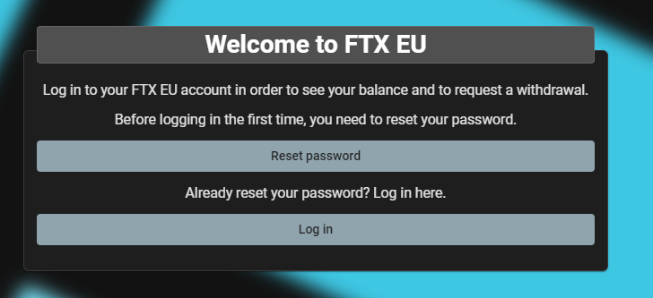 FTX EU Website