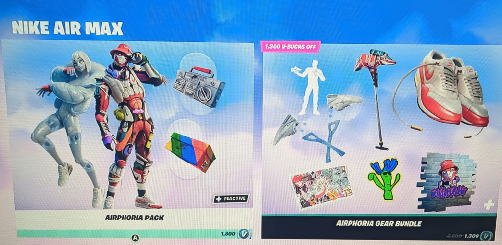 Nike x Fortnite Items