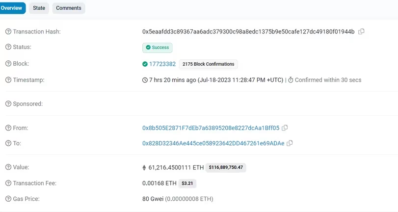 Etherscan Transaction