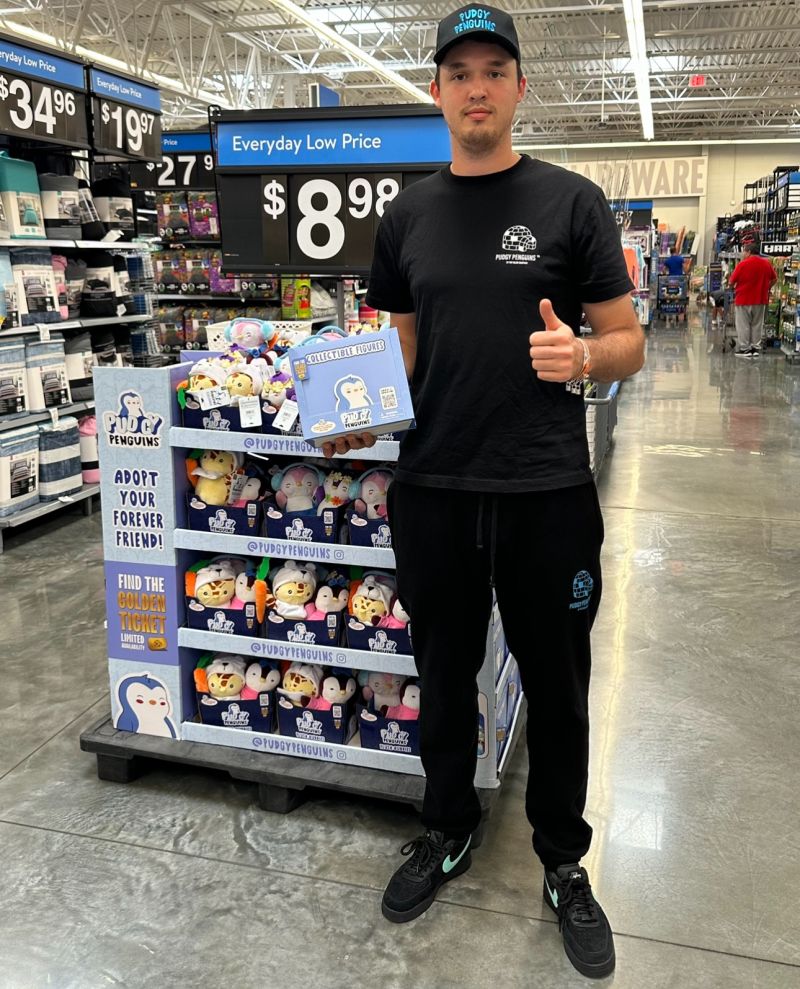 Pudgy Penguins in Walmart